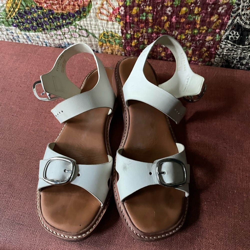 Everlane Twin Buckle sandals